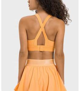 2023 ropa deportiva de gimnasio de talla grande para mujer, camisetas de Yoga con sensación desnuda y Sujetador deportivo, diseño Reversible ligero y transpirable - Product Image 3