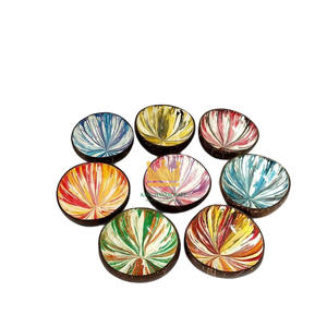 Meilleur prix, artisanat en bois de coco 100% naturel, bol laqué, écologique, durable, léger, de haute qualité, Kinghandicraft - Product Image 3