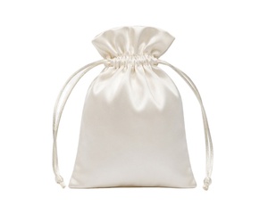Sacs en satin à cordon de serrage pour rangement, vente en gros, pour bijoux, sacs à main, chaussures, organisateur, logo personnalisé OEM - Product Image 1