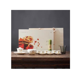 <span class=keywords><strong>Set</strong></span> da Tè Kung Fu Portatile da Viaggio, Teiera in Porcellana, Tazze da Tè, Design Vintage di Lusso Retrò, <span class=keywords><strong>Set</strong></span> Regalo con Gaiwan per Preparazione del Tè - Product Image 5