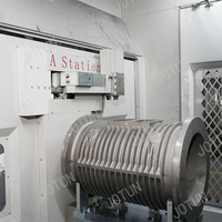 Bras robotisé industriel CNC de haute technologie à 8 axes, machine de meulage et de polissage PLC pour pièces moulées