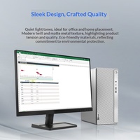 Nouvel ordinateur de bureau professionnel Lenovo TianYi 510PRO édition premium (i3-14100 8G DDR5 512GB SSD) avec moniteur 23,8 pouces Windows 10