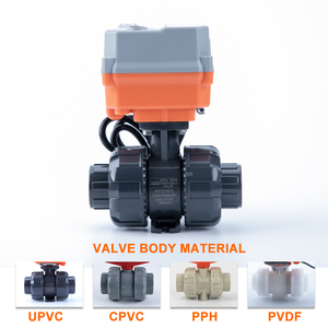 220V Điện mini thiết bị truyền động uPVC đúng miếng 2 thường đóng 38 <span class=keywords><strong>c</strong></span>ơ giới bóng van điều khiển khí nhự<span class=keywords><strong>a</strong></span> uPVC đo van - Product Image 4