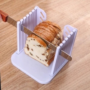 <b>Bread</b> Slicer Plastic Multi Functional Toast Cake <b>Cutter</b> Kitchen Tool For Even Slicing - Product Image 4