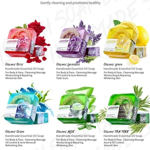 Savon Solide Artisanal aux Herbes pour le Corps, Éclaircissant, Exfoliant au Loofah, Hydratant et Soin Naturel de la Peau - Product Image 2