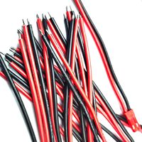 محول JST SYP ذو 2 دبوس ذكر وأنثى، كابل PVC، موصل نحاسي سيليكوني، للأجهزة المنزلية، IP67، 12 فولت، 200 مم