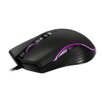 Mouse Gaming Berkabel USB 2.0 dengan Lampu RGB, Desain Fashion untuk Tangan Kanan, Permukaan Plastik, Efek Pencahayaan Keren Keywin, Respon Cepat