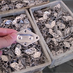 Eda Stainless Steel <b>Door</b> Latch M6 Hook Pad Eye <b>Plate</b> Marine Hardware With Screw For Repair And Replacement - Product Image 4