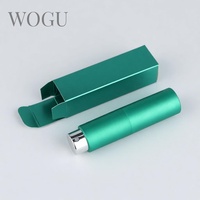 WOGU Flacon vaporisateur de parfum vert 5ml, atomiseur portable pour échantillons, diffuseur d'attar, emballage cosmétique, flacon de parfum vide fantaisie à torsion