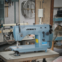 JUKKY 20U33 Machine à coudre industrielle portable multifonctionnelle à point zigzag pour cuir et tissus