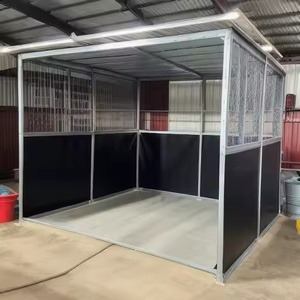 Stalle portatili di alta qualità per cavalli riparo montaggio rapido riempita stalla palo in HDPE facile da pulire recinzione durevole - Product Image 5