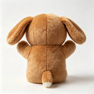 ของเล่นตุ๊กตาหุ่นมือสำหรับสุนัขสีน้ำตาลอ่อนหูนุ่มออกแบบได้ตามต้องการของเล่นแบบโต้ตอบสำหรับเด็กการเล่าเรื่องเพื่อการศึกษา - Product Image 5