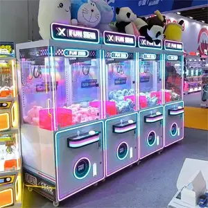 Ide produk baru 2023 boneka cakar mesin arcade jual panas kualitas tinggi koin dioperasikan permainan anak-anak permen mesin penjual otomatis