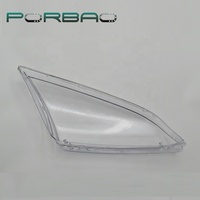 PORBAO pour Ford Focus 2004-2007 – Cache-phare avant en verre transparent pour voiture, lentille de phare, pièces automobiles