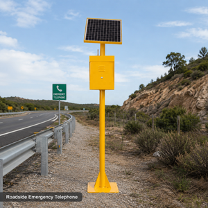 Station d'appel SOS solaire pour zones isolées, système téléphonique d'urgence autonome et étanche pour l'extérieur - Product Image 4