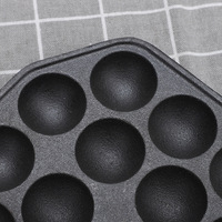 Poêle à gaufres aux œufs, poêle à takoyaki, petite poêle à boulettes de viande, moule à œufs de caille, poêle à frire en fonte, cuisinière universelle