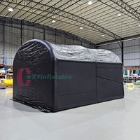 Enceinte de simulateur de golf portable gonflable, tente de golf gonflable avec impression de logo personnalisé pour club de golf et exposition
