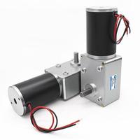 Moteur à Engrenages CC XYT 200KG Charge 5882-50ZY 12V/24V à Vis sans Fin à Turbine Couple Élevé Basse Vitesse Construction à Aimant Permanent 5882 50ZY