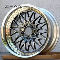 Jantes en alliage d'aluminium forgé ZFAN personnalisées 2/3 pièces VS-XV Deep Dish Deep Concave 5x100 5x114.3 Nouvelles jantes pour voitures particulières 25mm 20mm