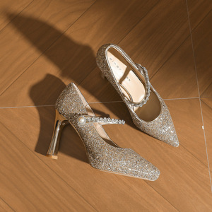 Chaussures à talons aiguilles sexy pour femmes, style professionnel, en cuir véritable, plateforme, pour soirées, clubs et mariages, collection été intemporelle - Product Image 3