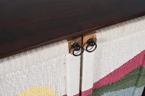 Durable 2 Door Cabinet with Lockable Design Strong Wooden Storage Furniture <b>for</b> Bedroom Living Room <b>Kitchen</b> Office - Product Image 2