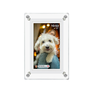 Cadre <span class=keywords><strong>photo</strong></span> numérique en acrylique NX P1 5 pouces avec WiFi, mémoire 32 Go, prend en charge la <span class=keywords><strong>musique</strong></span> et les vidéos MP4 - Product Image 1