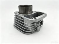 Bloc-cylindre CG125 de 56 mm avec petits ailettes en alliage d'aluminium, pièce de rechange OEM pour moteur de moto CG125 125cc refroidi par air