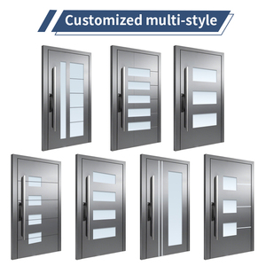 CE chứng nhận an ninh thông minh lối vào cửa chống trộm hợp kim nhôm với hệ thống đa khóa cho biệt thự Châu Âu - Product Image 6