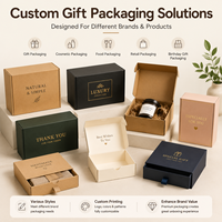 Boîte ondulée en papier kraft recyclable personnalisée structure rigide stratification mate couvercle inférieur supérieur stockage de cadeaux cadeau d'anniversaire