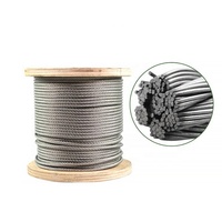 Câble en acier inoxydable de bonne qualité 304 316 antirouille 4 mm 6 mm 8 mm 10 mm 12 mm