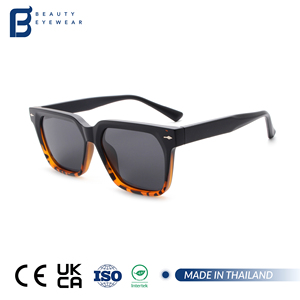 Lunettes de soleil de luxe 2026, monture noire rétro moderne, verres orange, lunettes de soleil de créateur avec protection UV400 pour femmes et hommes - Product Image 1