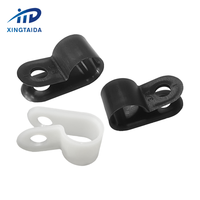 Respectueux de l'environnement ROHS Nylon Wedge R Type Câble Pinces En Plastique Câble Clips Pa66 Câble Fil Organisateur Usine