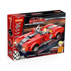 COGO 173 Piezas Novedad Ladrillos de Plástico ABS Coche de Carreras a Fricción Juguetes Educativos de Bloques de Construcción - Product Image 5