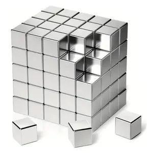 Kalıcı güçlü N52 manyetik NeodymiumMagnets kalıcı blok mıknatıs Square kare mıknatıslar