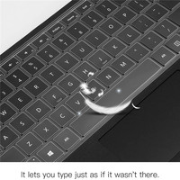 Harga Pabrik untuk Microsoft Surface Pro 7 Penutup Keyboard Premium Permukaan Pro Transparan Ultra Tipis Kulit Keyboard