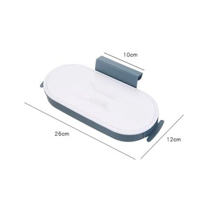 Wall-Mounted Rubbish Bag Holder Storage <b>Rack</b> Kitchen No Punching Hang Bracket Hook Cabinet Door Hanging <b>Rack</b> Kitchen Trash Can - Product Image 5