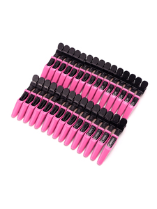 Deux couleurs assorties salon de <span class=keywords><strong>coiffure</strong></span> en plastique pince à cheveux alligator <span class=keywords><strong>coiffure</strong></span> pinces colorées outils de teinture de salon - Product Image 3