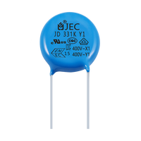 Condensateur céramique haute tension de sécurité série JEC Y1 1µF 250V/380V/400V/440V, montage sur trou, tolérance 20%, -40~+125°C