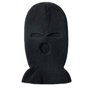 Balaclava en tricot acrylique, masque intégral pour le ski, bonnet multicolores, masque de ski avec logo personnalisé pour les événements promotionnels - Product Image 3