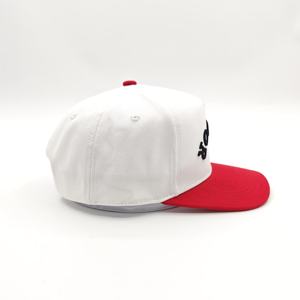 Casquette de baseball ajustable en tissu Oxford Dobby bicolore à 5 panneaux avec broderie 3D - Product Image 6