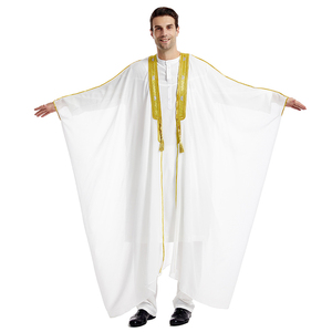 TONGYANG uomo ricamo musulmano aperto Abaya Jubba Thobe Cardigan abito Kimono Turkey Dubai Saudi Kaftan <span class=keywords><strong>abbigliamento</strong></span> Islam - Product Image 3