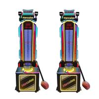 Factory Wholesale Hercules Hammer Arcade Game Machine Metal Lottery Ticket Hitting Boxing Machine English Language Version