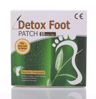 Patchs pour les pieds au gingembre, au vinaigre de bambou et à l'armoise, patchs dorés pour les soins des pieds pour hommes et femmes