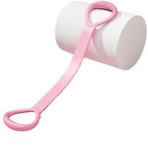 Banda elástica para estiramiento de espalda y hombros para mujer, resistencia media, cuerda elástica de Yoga rosa para entrenamiento físico, ejercicio portátil - Product Image 1