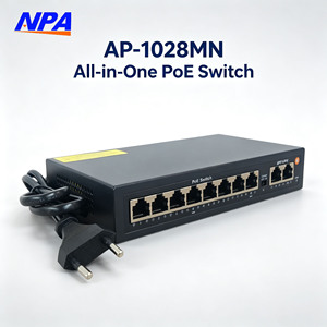 120W100M 8 端口 AI PoE 交换机 8 POE+ 2 Uplink Mini Rj45，带 PoE 看门狗，适用于 CCTV IP 摄像机一体机 1028MN - Product Image 3