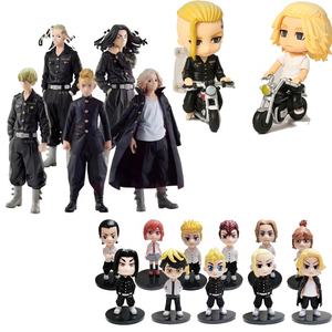 15 Styles 5-15CM <span class=keywords><strong>Tokyo</strong></span> <span class=keywords><strong>Revengers</strong></span> <span class=keywords><strong>Mikey</strong></span> Manjiro Sano Assemble <span class=keywords><strong>Cosplay</strong></span> Cartoon Collection Anime PVC Figure - Product Image 1