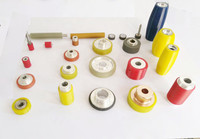 Roulettes de guidage en acier PU/aluminium/SS, fabrication personnalisée, haute Performance, avec roulements