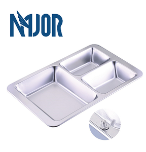 Индивидуальные индийские тарелки-салатники из нержавеющей стали (тхали) для обеда и ужина, ланч-боксы, подносы для еды - Product Image 5