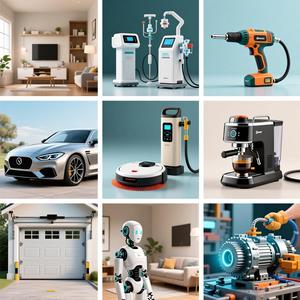 Moteur de turbine à aimant permanent <span class=keywords><strong>pour</strong></span> ouvre-<span class=keywords><strong>porte</strong></span> de garage, 63 mm, couple de 4 à 6,5 N.m, soulève fiablement les portes standard, 30 à 300 tr/min, silencieux et durable - Product Image 3