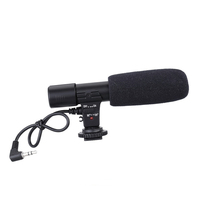 Microphone stéréo DV 3.5mm pour caméscope Canon Nikon DSLR caméra utilitaire entretien professionnel Microphone d'enregistrement de nouvelles